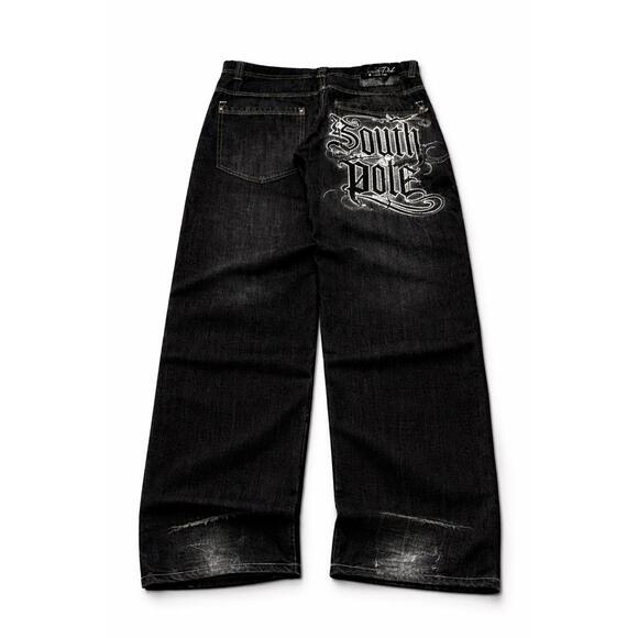 Shadow Script Baggy Jeans - Picture 4 of 4
